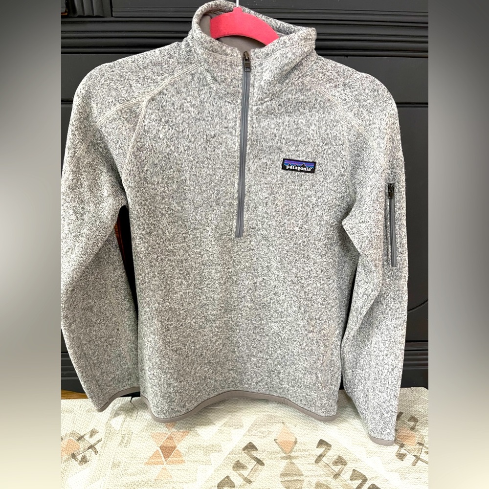 Patagonia Better Sweater 1/4 zip Grey Size Small